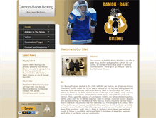 Tablet Screenshot of damon-baheboxing.com